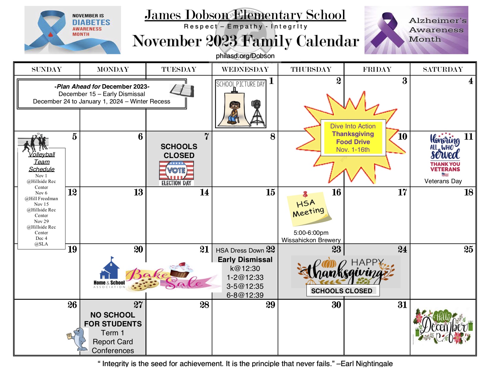 Dobson Family Calendars James Dobson School